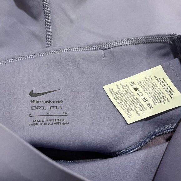 Nike Universa High-Waisted 5" Biker Shorts Dusty Amethyst Purple Women’s Small - Picture 6 of 13